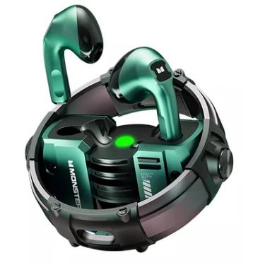 Imagem de Fone Bluetooth Gamer 5.3 Android Ios PC Gaming Ipx4 Verde.