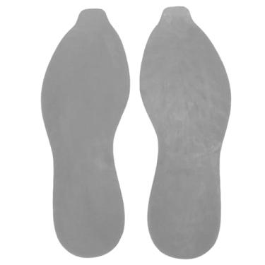 Imagem de LiebeWH 1 par de Sapatos Não Deslizantes Protetor para Tênis, V Padrão de Borracha Sola de Borracha Solas de Substituição Patch para o Tamanho 41-44 Resistência à Moda (Cinza)