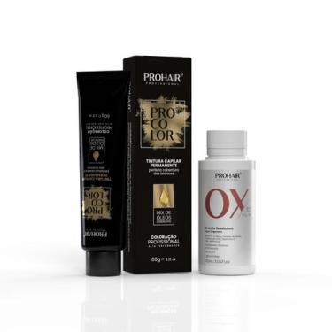 Imagem de Coloração ProColor + Emulsão Reveladora 90mL - ProHair, 11.01 + Ox 30