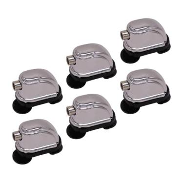 Imagem de Esquirla Suportes triangulares para caixa de bateria, ferragens de montagem, manutenção de instrumentos musicais, suporte de percussão, extremidade única, 6 Peças