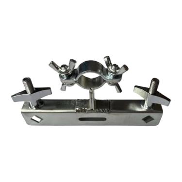 Imagem de Almencla Suporte para chocalho de tambor, suporte de chocalho de bumbo de metal para baterista, acessório para instrumento de percussão e ferramenta de prática, 15 Cm X 8.4 Cm X 2.1