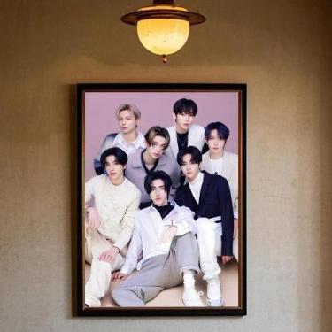 Imagem de E-ENHYPEN Kpop Man HD Art Poster Decoração De Parede Adesiva À Prova D