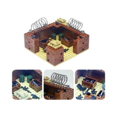 Imagem de Conjunto De Blocos De Construção De Base Militar Para Meninos, Tijolos
