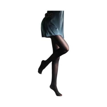 Imagem de Meia-calça Feminina Sedosa E Brilhante, Alta Elasticidade, Fina, Com B