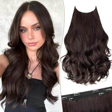 Imagem de Extensões de cabelo KookaStyle Invisible Wire Long Straight 20"
