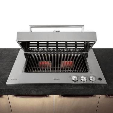 Imagem de Churrasqueira a Gás Cooktop Fischer Ranch com Tampa Bivolt