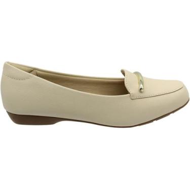 Imagem de Sapatilha Mocassim Modare Napa Floather Ultra conforto Feminina, Bege,
