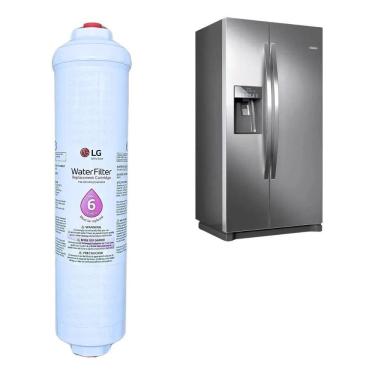 Imagem de 5X Refil Filtro Externo Geladeira Side By Side Todas Marcas