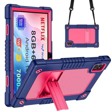 Imagem de Capa para tablet TabneraX UTbook de 10,1 polegadas, capa protetora híbrida infantil à prova de choque, capa rígida com suporte embutido para tablet TabneraX UTbook 10,1 polegadas/AWOW UTBook_14 de