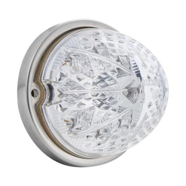 Imagem de Maxxima M17400RCL LED vermelho com luz de marcador de folga de lente transparente - estilo melancia DOT P2/P3 em conformidade