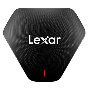 Imagem de Lexar Leitor profissional 3 em 1 USB 3.1, suporta cartões SD, microSD e CF (LRW500URBNA), Preto, 28,71 x 15,50 x 11,94cm