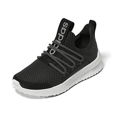 Imagem de adidas Tênis Lite Racer Adapt 5.0 sem cadarço, Core Black/Ftwr Branco/Carbono, 18