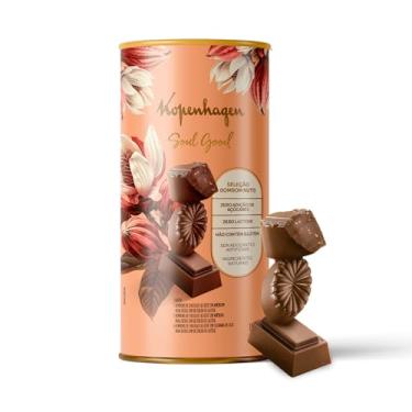 Imagem de Lata Bombons de Chocolate ao Leite Zero Lactose com Amendoim Nuts Soul Good 194G Presente Premium Kopenhagen Soul Good Zero Açúcar, Sem Glúten, 194g, 20 Unidades