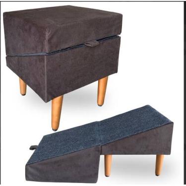 Imagem de Puff Rampa Premium para Pets  Design e Conforto em Um Só Produto - D7,