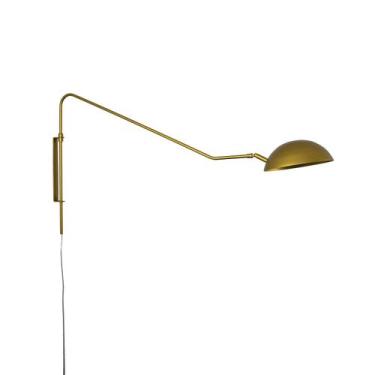 Imagem de Lustre Arandela Dome Articulada Industrial 70cm Ouro Velho 317 - ILUMI