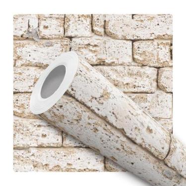 Imagem de Papel De Parede Adesivo Lavável Canjiquinha Rustica Realista Pedras Ef