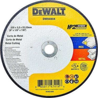 Imagem de Disco de Corte 9 X 3,2 X 7/8 Dewalt - Dw84904