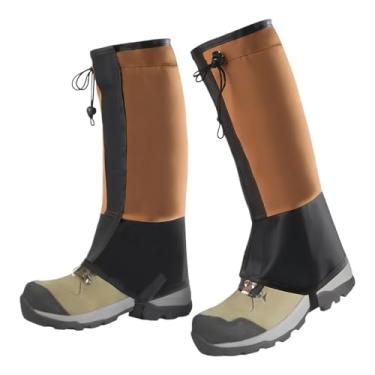 Imagem de Polainas de sapato, capa impermeável para uso externo - Polainas de neve | para homens mulheres botas de caminhada neve inverno sapato trilha chuva corrida, Laranja, Refer to description