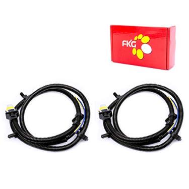 Imagem de Sensor de velocidade de roda ABS dianteiro esquerdo e direito 10340314 para 2003 – 2012 Chevy Impala, 2003-2007 Buick Rendezvous, 2000-2007 Chevy Monte Carlo, 2004-2008 Cadillac SRX, conjunto de 2