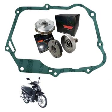 Imagem de Kit Embreagem Completo (Primária + Secundária) TMP + Junta Vedamotors para Biz 100, Pop 100, Dream 100 e Web 100
