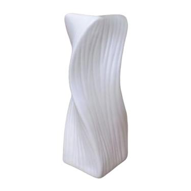 Imagem de Fxzqgnh Vaso de Flores, Ornamento de Mesa, Vaso Decorativo Moderno E Elegante, Arranjo de Flores Secas para Mesa de Cabeceira, Prateleira, Entrada, Sala de Es, S