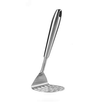 Imagem de Conjunto de almofariz e pilão de aço inoxidável 304 - Espremedor de batata inovador para assar, comida de bebê e criações de cozinha DIY