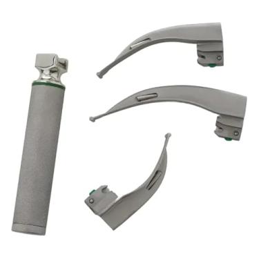 Imagem de Kit Laringo Completo - 3 Lâminas Curvas