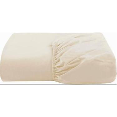 Imagem de Lençol Queen Com Elástico Avulso Percal 200 Fios Palha - Casa Home, Qu