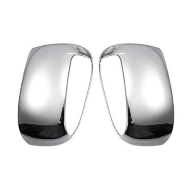 Imagem de Tampa do espelho lateral retrovisor do carro, acabamento externo, ABS cromado, para Ford F250 F350 F450 Super Duty 1999-2007