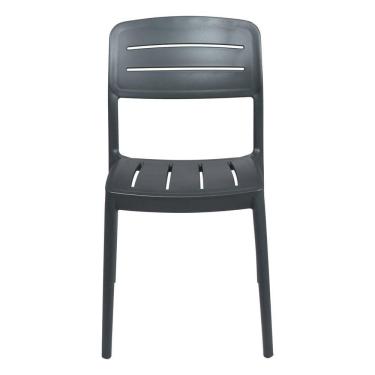 Imagem de Cadeira Tramontina Amélia Em Polipropileno Grafite