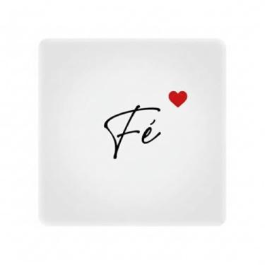 Imagem de Luminária Box Slim Fé USB, LED 5W, Bivolt, Polietileno, 20x18x5 cm, Luz Difusa, com Cabo USB 1,2m