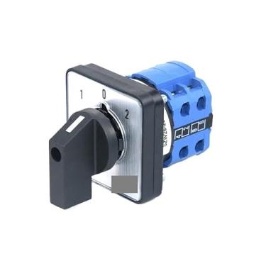 Imagem de SZW26/LW26-20 Ith 20A Ui 660V 2 polos 8 parafusos 3 posições 64 x 64 mm painel de transferência ON Off ON ON Changeover Cam Switch