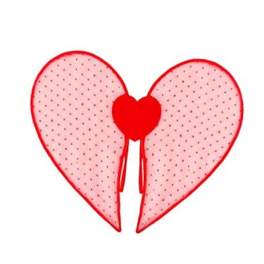 Imagem de simhoa Asa de Fada do Amor para o Dia dos Namorados, 53x50cm, para Cosplay, Carnaval e Festas à Fantasia, Rosa