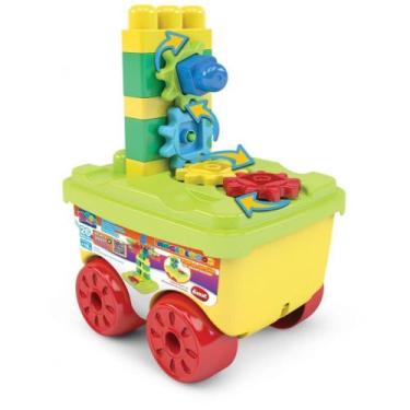Imagem de Brinquedo Para Montar Box Engrenagens Blocolandia - Dismat