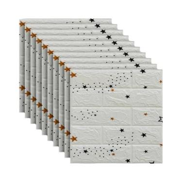 Imagem de Adesivos De Parede 3D À Prova d'Água 10pcs Autoadesivos Papel De Pared
