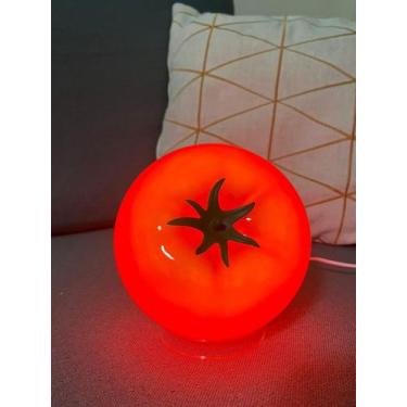 Imagem de Lámpara de Mesa Cozifycasa Tomate LED USB 15 cm con Control Remoto y T