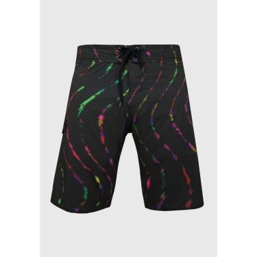 Imagem de Bermuda Água Alkary Tie Dye Preta 2-Masculino