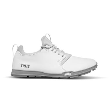 Imagem de TRUE Linkswear Tênis de golfe masculino original 1.2 impermeável Spikeless, Jogador branco, 42