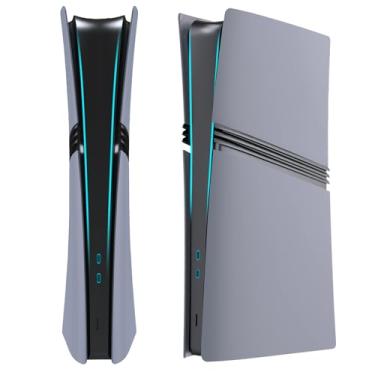 Imagem de ElitePlay 30º aniversário cinza PS5 Pro Digital Faceplates capa de substituição para PlayStation 5 Pro Digital Edition