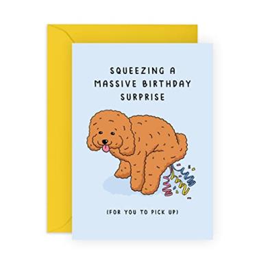 Imagem de CENTRAL 23 Birthday Card From Dog Pet Puppy - Funny Gifts for Dog Dad or Fur Mom - Dog Birthday Cards for Men or Women - Comes With Stickers