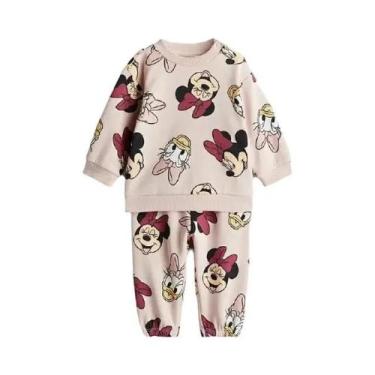 Imagem de Conjunto De Moletom Infantil Com Estampa De Desenho Animado, Calças E 