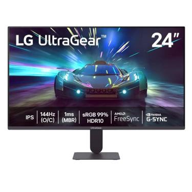 Imagem de Monitor Gamer UltraGear™ 24" LG Full HD, 144Hz, 1ms com 15000:1 de Contraste - 24G411A-B