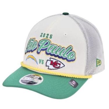 Imagem de Boné New Era 9SEVENTY Stretch Snap NFL Game São Paulo Brasil 2025-Masculino