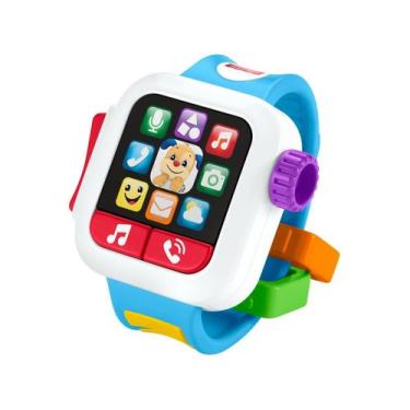 Imagem de Brinquedo para Bebê Meu Primeiro Smartwatch - Fisher-Price GMM55, Azul