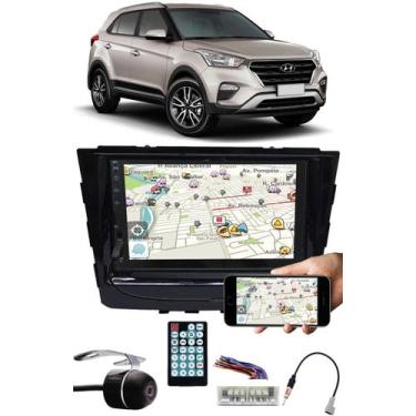 Imagem de Multimídia Hyundai Creta Espelhamento Bluetooth USB SD Card + Moldura 
