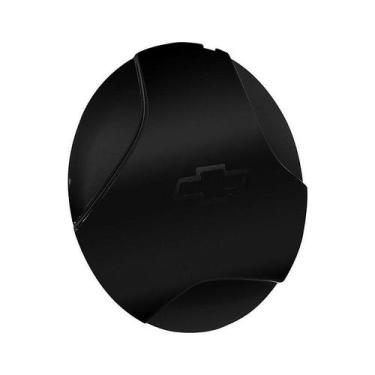 Imagem de Calota Centro Roda De Ferro Corsa Wind Celta Preto Brilho - DCAPS