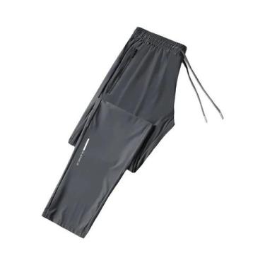 Imagem de Calças De Corrida Reflexivas De Secagem Rápida Para Homens, Calças Lon