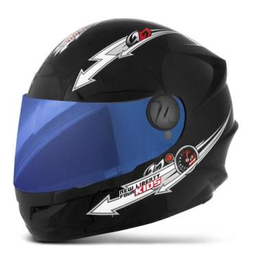 Imagem de Capacete Fechado Pro Tork Liberty Four Kids Infantil Vis. Iridium Tam.