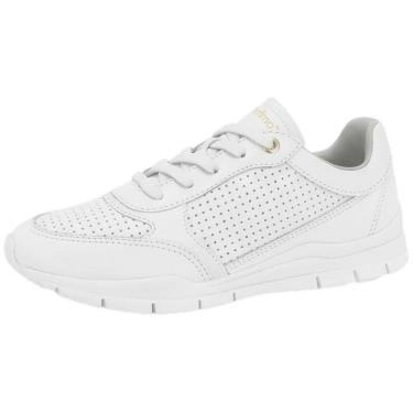 Imagem de Tenis Feminino Couro Flexível Conforto Casual Comfortflex