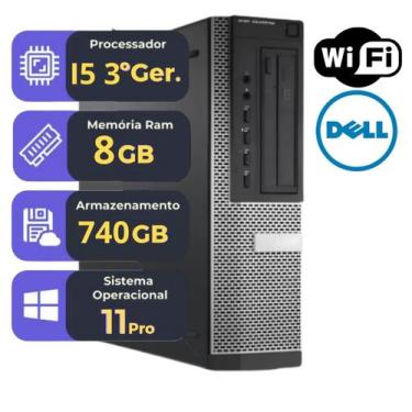 Imagem de Computador DELL OptiPlex 7010 i5  8GB RAM  SSD 240GB HD 500GB  Windows